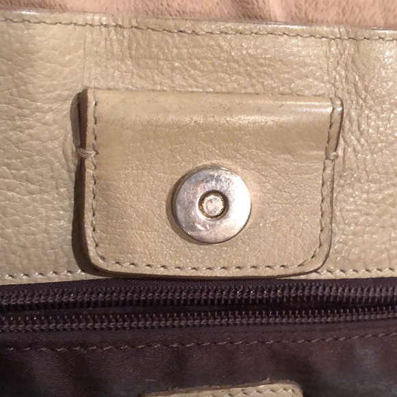 MaxMara large beige soft leather Tote bag - Picture 6 of 16